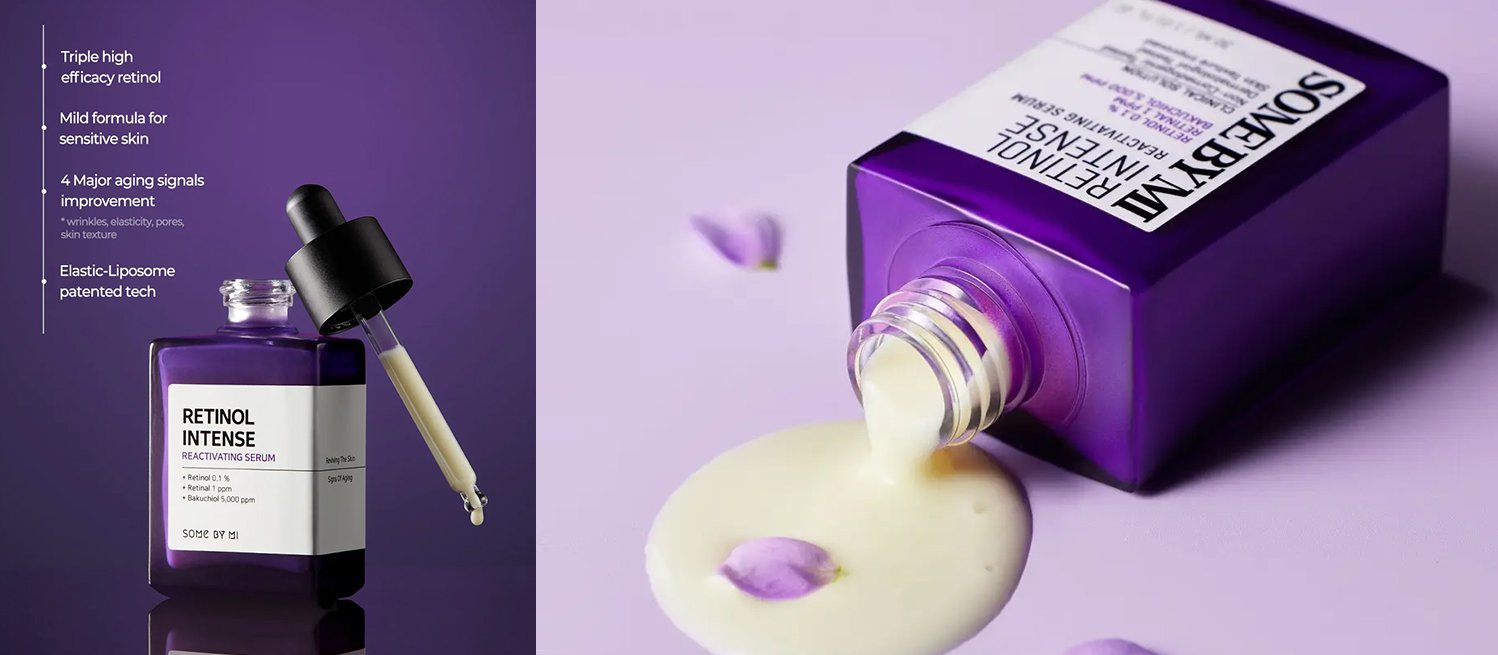 سيروم سوم باي مي ريتينول إنتنس لعلاج التجاعيد وشد البشرة – 30مل